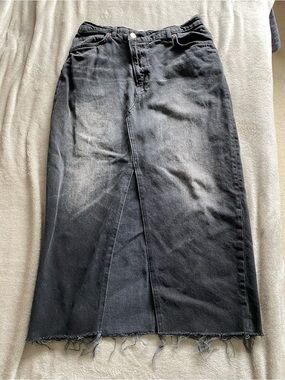 Reformation - Nila Long Denim Skirt (30)